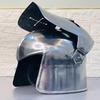 Medieval Barbuta Visored Warrior   Knight Armory   Steel Armour Helmet  Cosplay Costume Halloween Props