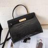 Qian Dian Crocodile Pattern Genuine Leather Handbag for Women - Stylish Versatile Crossbody and Shoulder Bag