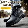 Latest Design Winter Plush Safety Boots Men Waterproof Steel Toe Indestructible Shoes Anti Smashing Puncture Proof Male Footwear