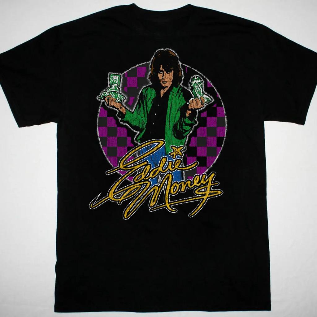 Eddie Money Music Concert Black T-Shirt Cotton All Size Unisex