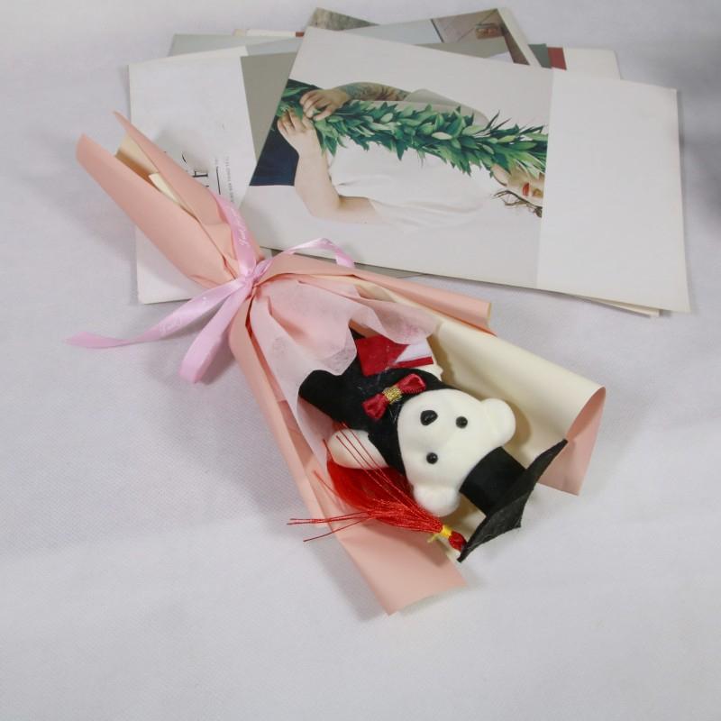 Graduation Gift Bear Bouquet Plush Toy Cartoon Lovely Bear New Animal Bouquet  Birthday Party