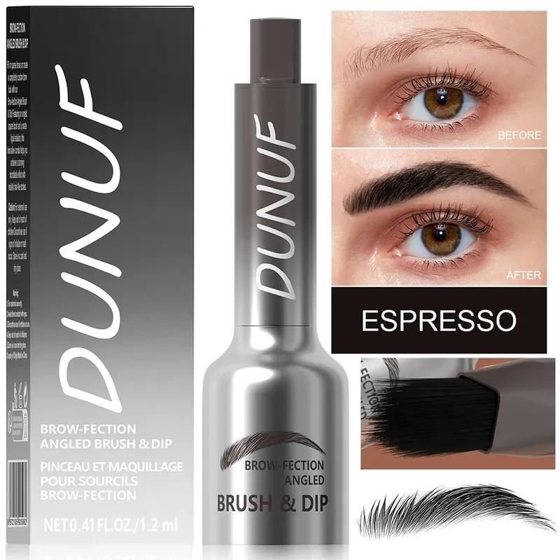 Квадратная кисть Wild Eyebrow Cream Painting Paste Black Tea Brown Pressing 3D Dye Dip Eyebrow Enhancers Cream Изменение линии роста волос
