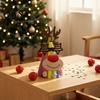 Kids Christmas Craft Party Hat for Adults, Tree Reindeer Santa Headwear Snowman Paper Cone Birthday Supplies Lightweight Festive Headgear