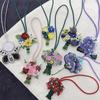 Flower Plants Bag Accessories Pendant Patches For Clothing Diy Sew On Beaded Applique Bag Charm Bordados Para Bag Clothing