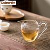 210ML Japanese Phoenix Tail Transparent Glass Tea Pitcher Heat Resistant Cha Hai Justice Cup Puer Chinese Tea Set Accessories