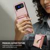 Длинный ремешок Кошелек-визитница на молнии Чехол для Samsung Galaxy Z Flip 7 6 5 4 3 5G Flip6 Flip7 Кожаный держатель через плечо Сумка Чехол