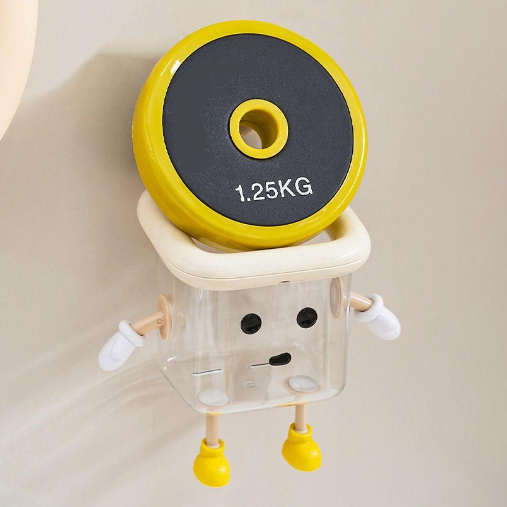 Настенный держатель для зубных щеток, прозрачная полка для хранения в ванной, новая полка для хранения в туалете