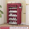 Multilayer Nonwoven Shoes Storage Cabinet Dust-proof Shoe Rack Storage Rack Space-saving Dustproof Shelf For Home Corridor