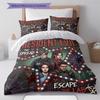 Resident Evil Pattern Bedding Quilt Set Quilt Cover Pillowcase Home Birthday Gift(1 * duvet cover + 2 * pillowcase, without core)