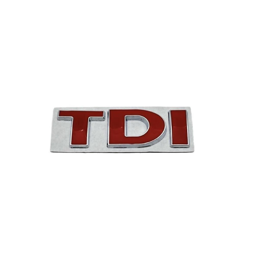 Металлические шильдики серии Volkswagen TDI: Наклейки на бок, заднюю часть, решетку радиатора и спортивные наклейки