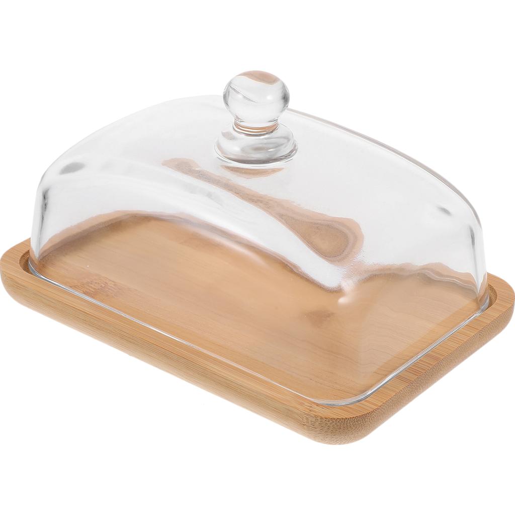 Поднос для торта Многофункциональный контейнер Настольный десерт Удобный держатель Стеклянные бытовые подносы