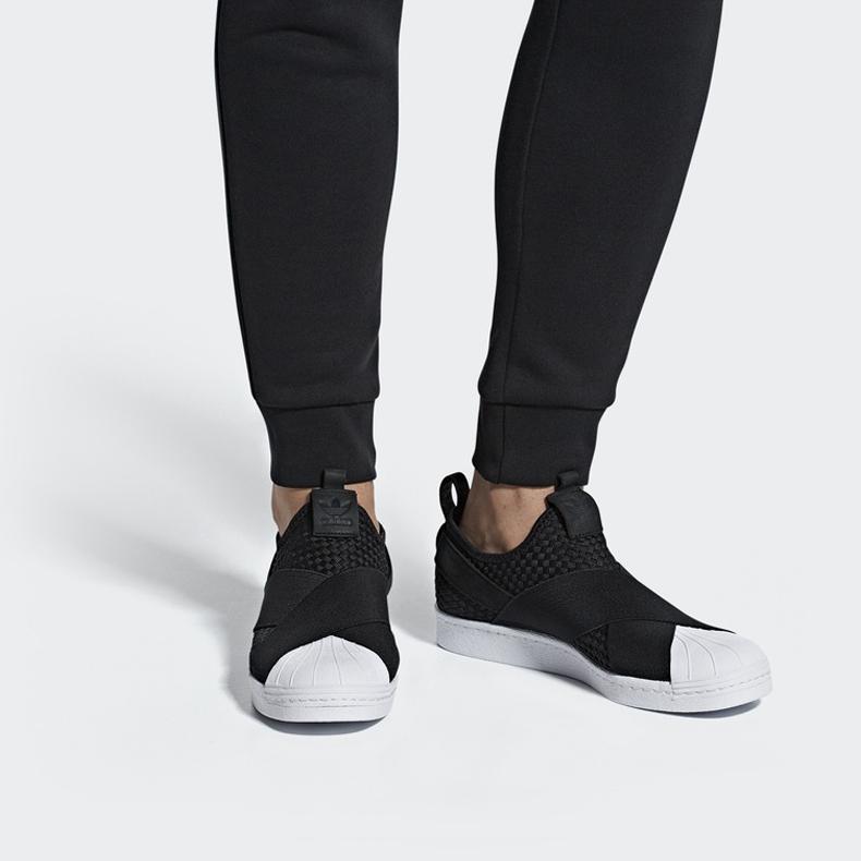 Adidas Originals Superstar Slip On 'Черный Белый' CQ2487