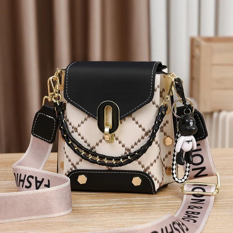Minimalist Small Square Bag Women Shoulder Bag Fashionable Versatile Crossbody Bags for Women Trendy Mother Kids Bags
