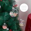 DIY Christmas Ornaments Fillable Acrylic Balls Cohesive Event Decor