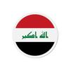 Aimant Rond - Multicolore - Drapeau Irak - 6 Cm - 50 Pièces - Résine Synthétique