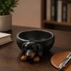 3D Printed Dachshund Storage Tray Solid Color Sausage Dog Planter Cute Tabletop Organizer  Bedroom