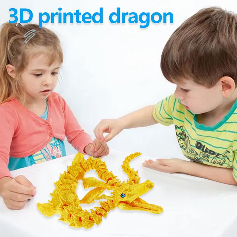 3D Печатные Драконы 3D Драконы С Гибкими Сочленениями Полностью Подвижные 3D Печатные Драконы Игрушки-Спиннеры Для Взрослых Мальчиков Детей