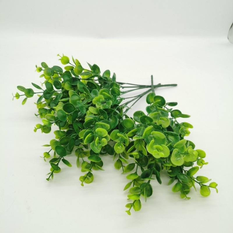 Искусственные ветки эвкалипта - Пластиковые имитированные зеленые растения с реалистичными листьями, Идеальное украшение для дома и свадебных торжеств