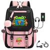 Toy Story 5 Printed Canvas Backpack With Breathable Design For Middle School Students And Travel