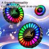 Автомобильная RGB-лампа с музыкальным ритмом 2-в-1 с ароматерапией, светоактивируемая по звуку, перезаряжаемая, с зажимом на вентиляционное отверстие, автомобильный ароматизатор, атмосферный свет