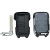 Запасной чехол для ключа-брелока подходит для Chevy Suburban Tahoe 2015 2016 2017 2018   GMC Yukon Бесключевой доступ Умный пульт дистанционного управления Корпус ключа-брелока (черный)