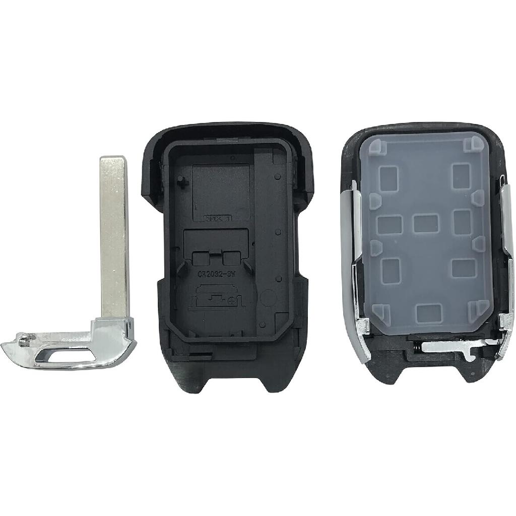 Запасной чехол для ключа-брелока подходит для Chevy Suburban Tahoe 2015 2016 2017 2018   GMC Yukon Бесключевой доступ Умный пульт дистанционного управления Корпус ключа-брелока (черный)