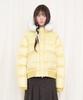 VIDEO JOCKEY Light Shell Fur Padded Jacket [Butter]