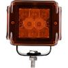 2PCS Pod Light Covers Amber 3 Inch LED Light Bar Cover Amber LED Pods 3X3 Square Work Lights Cube Covers Ditch Pods PC Lens Cover