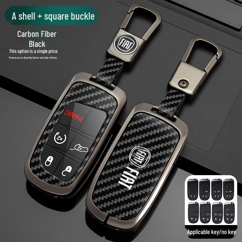 Чехол для ключа Fiat Viaggio & Feiyue - Металлическая защитная накладка