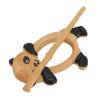 2pcs Handmade Wooden Pin Decorative Shawl Pin Vintage Wooden Brooch  For Cardigan