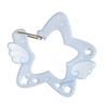 Acrylic Wing/Star Shape Carabiner Hook Clips Card Holder Keychain Portable Outdoor Keyring Hook Backpack Pendant Gifts