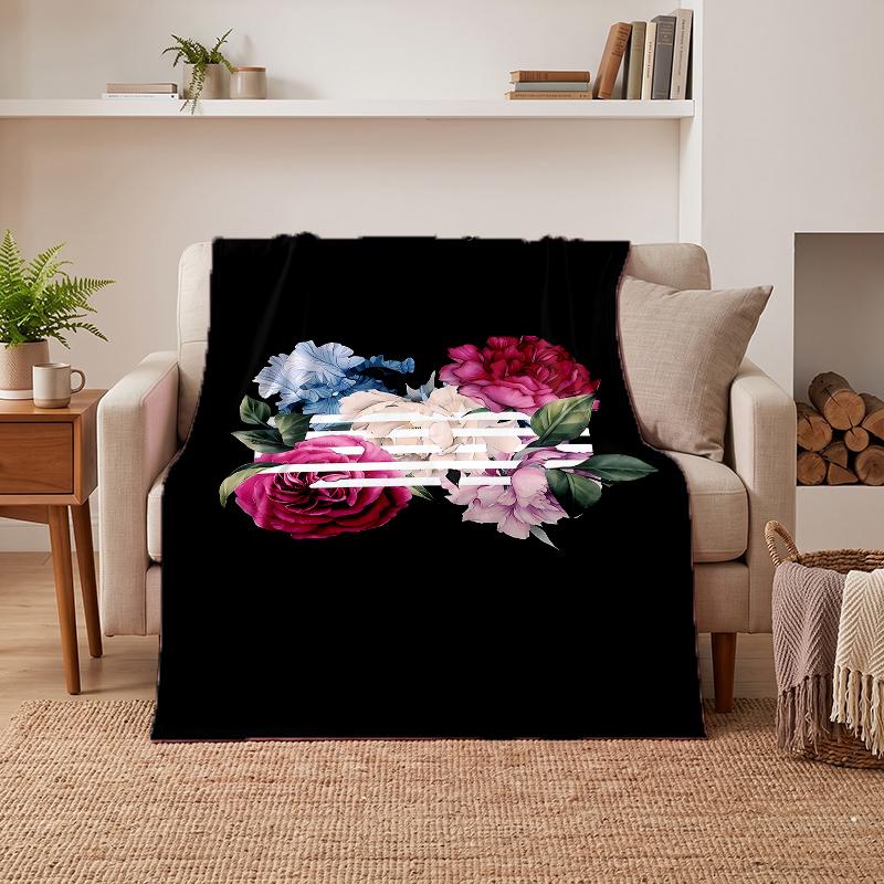 BIGBANG Soft Warm Flannel Blankets Comfortable Blanket for Home Decoration Gifting