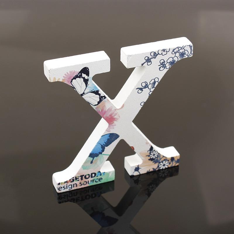 Wooden Alphabet Craft Letters Plaque Home Wedding Nursery Party Decoration