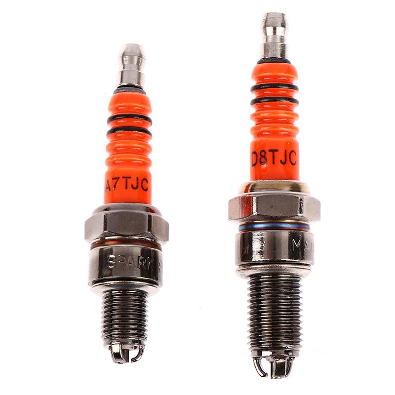 3 Electrode Spark Plug A7Tc D8Tc For 50Cc 110Cc 125Cc Atv Scooter Dirt Bike