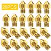 20Pcs 3D  Nozzle Accessory MK8 0.4mm For CR-10 For Ender 3 For Anet A8
