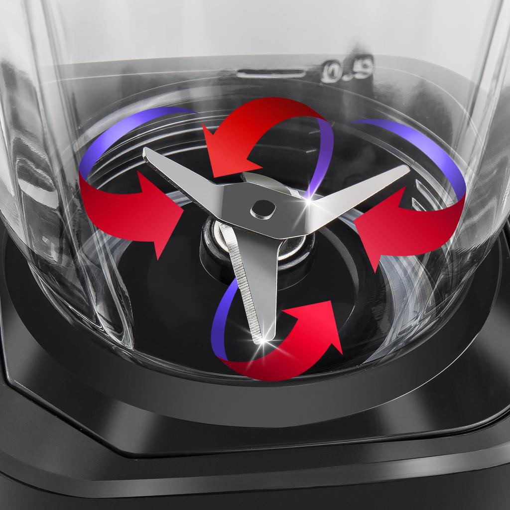 Блендер СТЕКЛЯННЫЙ 1.5 л 1000 Вт. KUKEN