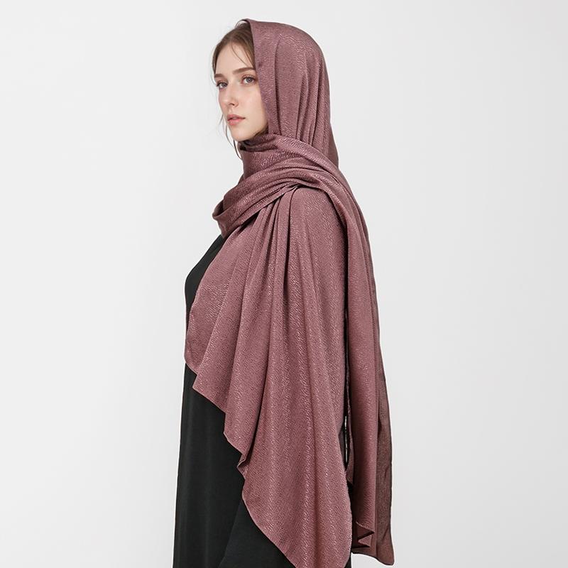 Большой размер шелковистый шарф с пятнами для женщин, простой платок, роскошный хиджаб, длинная бандана, вечернее платье, шали и накидки