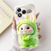 For Honor 400 Lite Case Cartoon Rabbit Panda Duck Printed Phone Caover Soft Liquid Silicone Bumper For Huawei Honor 400 Lite 5G