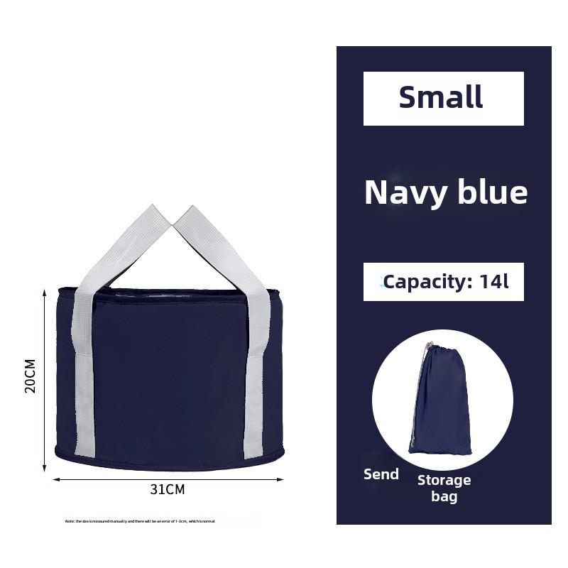 Складная дорожная ванночка для ног: Портативный, изолированный, сверхглубокий дизайн для защиты икр; Универсальное решение для домашних ванночек для ног.