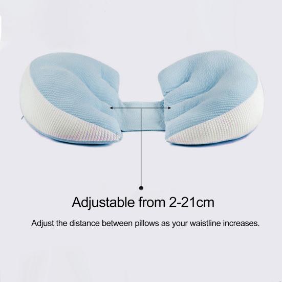 Подушка для беременных, очень мягкая износостойкая застежка-молния, съемная двусторонняя подушка для поддержки спины живота для женщин