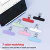 360 Degree Rotating Mobile Phone Lanyard Gasket Cloth Connecting Piece Mobile Phone Case Chain Metal Hanging Piece Card with Buckle Clip