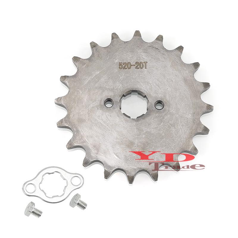 ATV Beach Car Off-Road Motorcycle Gear Sprocket 520 Цепь (10-22Т)
