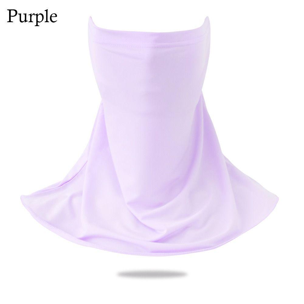 Бесследная маска Ice Silk Sunscreen Mask с дышащим покрытием для шеи, повседневное покрытие для лица, спорт