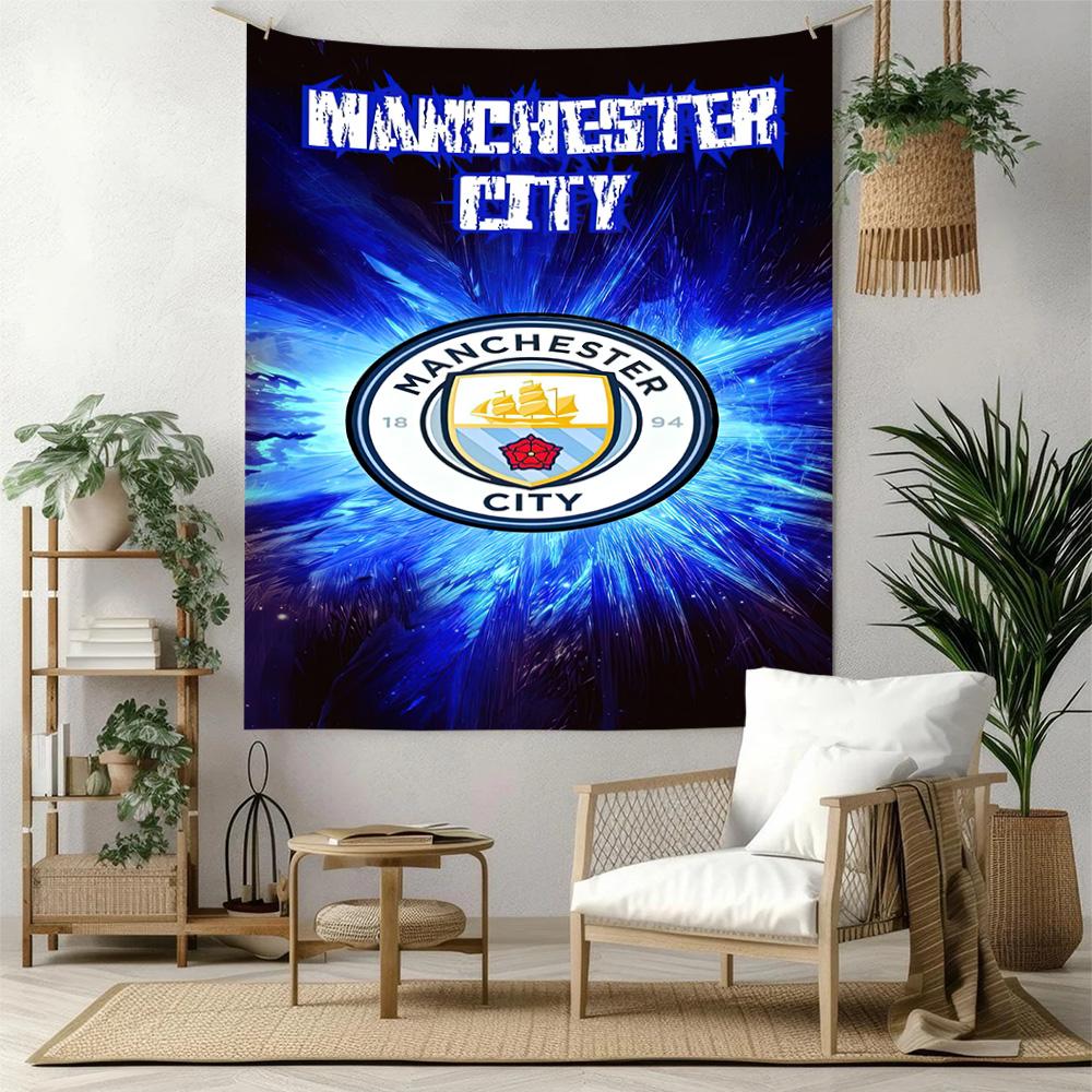 First Place Manchester City Fc Wall Decor Tapestry Art For Pet Memorial Birthdaywedding Party Backdrop Family Gift