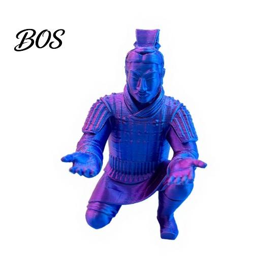Multifunctional Pen Holder Terracotta Warrior Desk Decor, 3D Printed Soldier Stand for Sturdy Plastic Decor Office, Creative Ancient Pencil