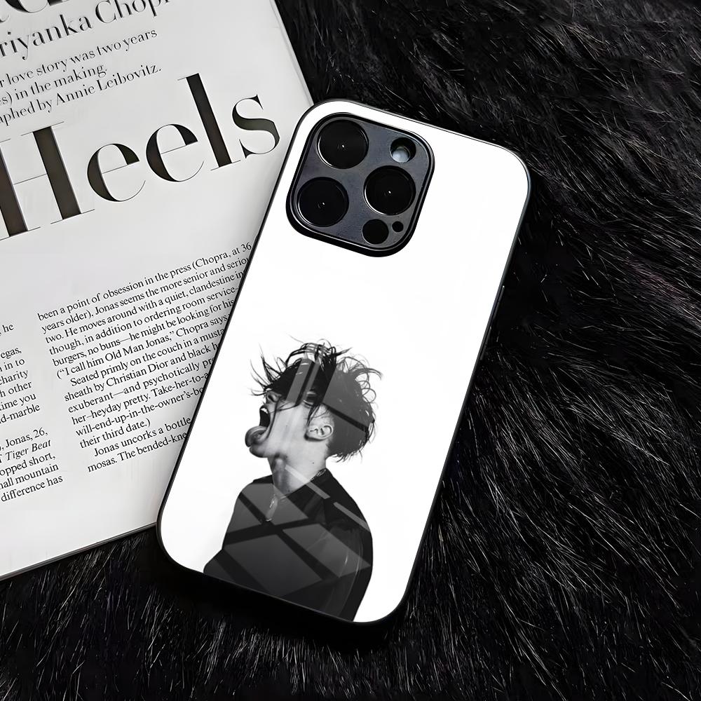 Y-Yungblud Hot Singer Phone Case For IPhone 17 Air 16 E Pro Max 15 14 13 Mini 12 Pro 11 Max Plus Black Glass Cover