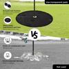2PCS Bird Food Catcher Mat, 47.2 Inch Ground Protector Tray, Outdoor Bird Feeding Accessory for Family Friends Enthusiasts