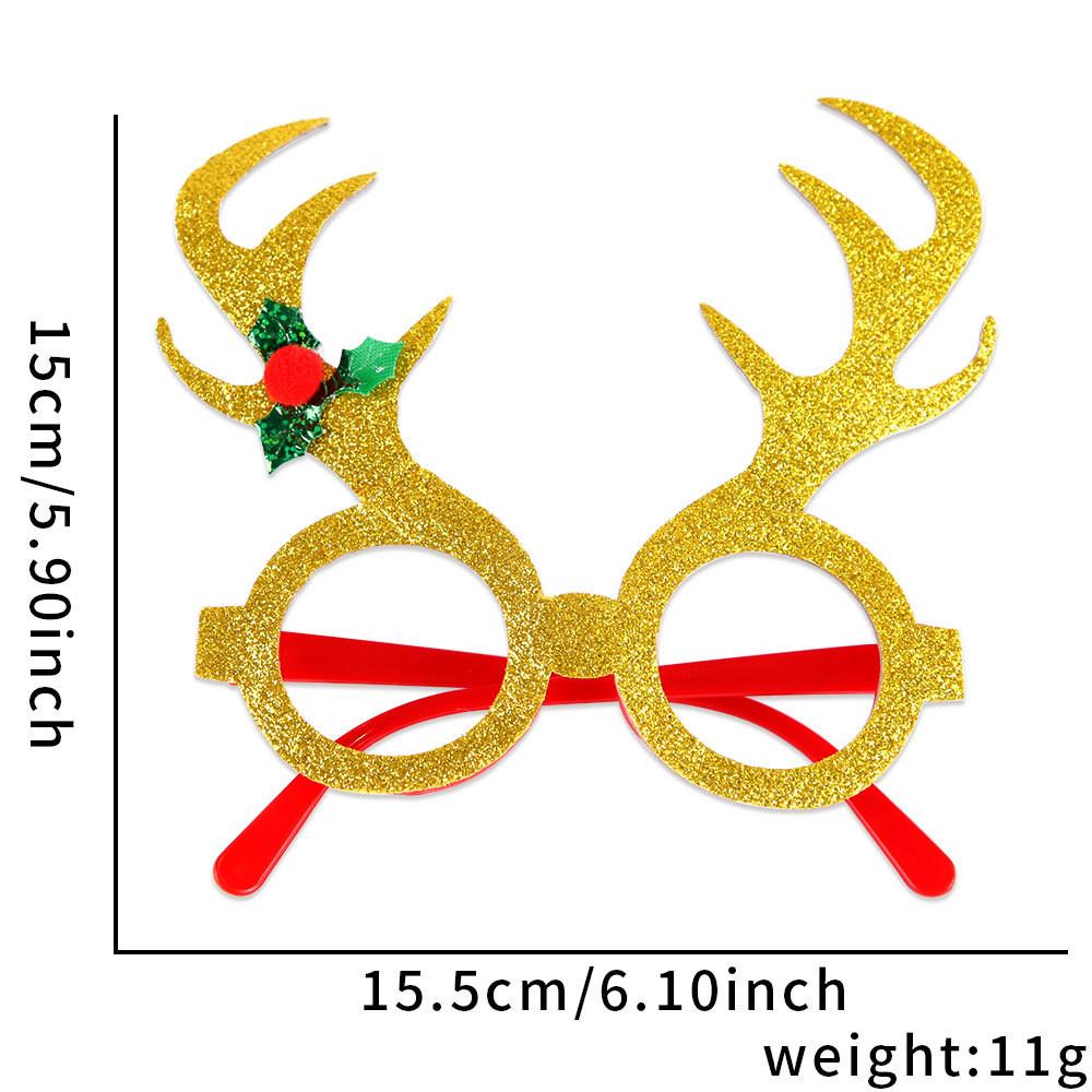 Vibrant Christmas Party Glasses For Children With Playful Reindeer Antlers And Festive Snowman Themes