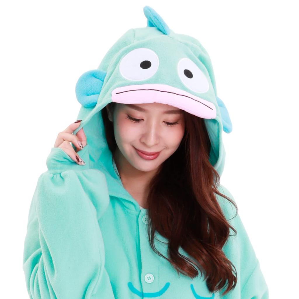SAZAC Character Fleece Kigurumi Size Fits Sanrio Hangyodon (One All) -