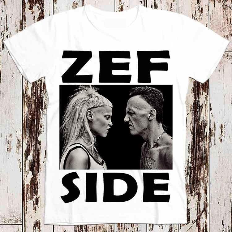 Retro Music Duo Style Tee Zef Side Graphic Unisex Streetwear T-Shirt
